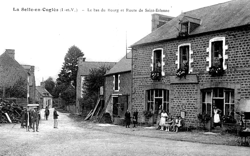 Ville de la Selle-en-Cogl�s (Bretagne).