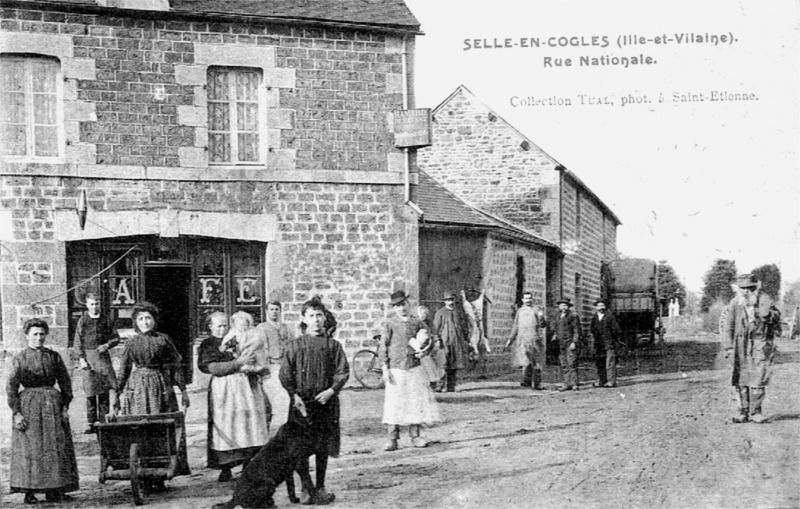 Ville de la Selle-en-Cogl�s (Bretagne).
