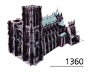 Cath�drale de Strasbourg en 1360