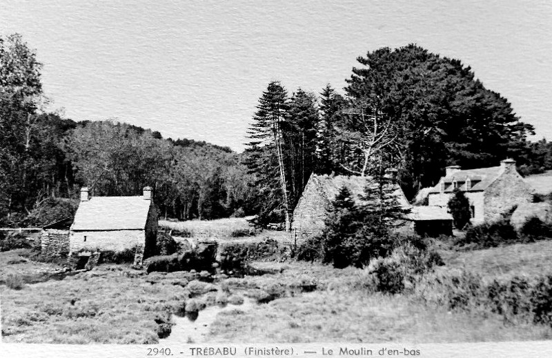 Moulin de Tr�babu (Bretagne).
