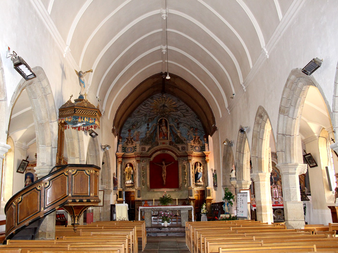 Eglise Saint-Brandan à Trégrom, en Bretagne