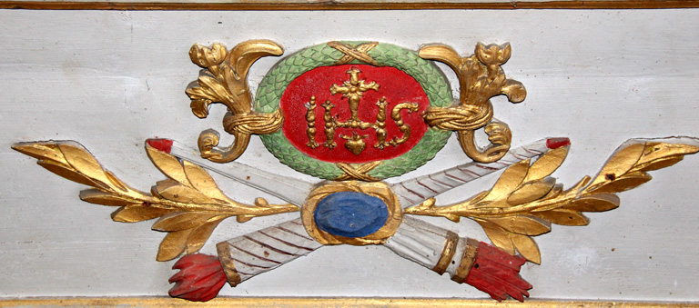 Retable de l'église Saint-Brandan à Trégrom, en Bretagne