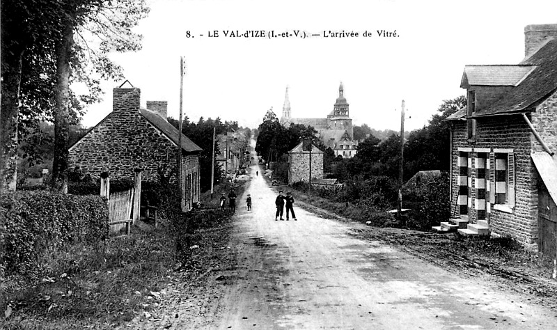 Ville de Val-d'Iz� (Bretagne).