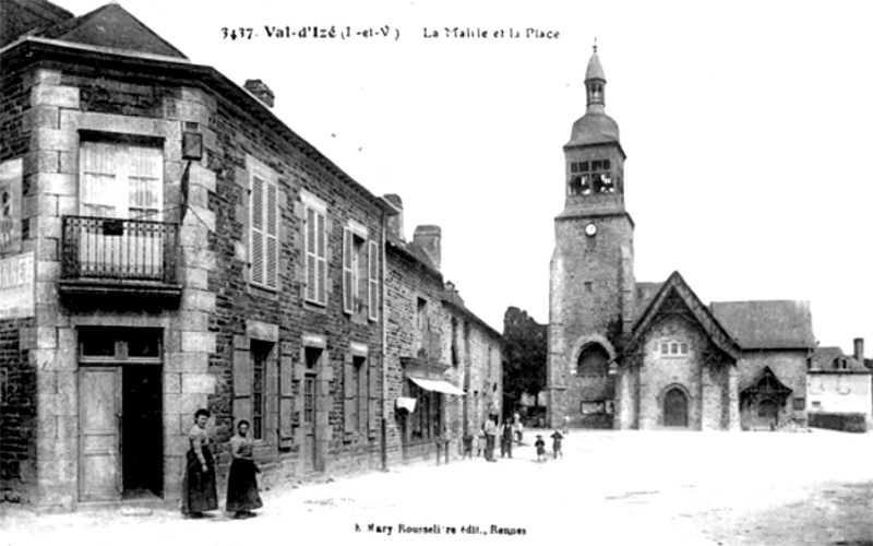 Ville de Val-d'Iz� (Bretagne).