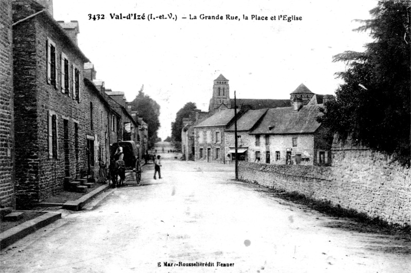 Ville de Val-d'Iz� (Bretagne).