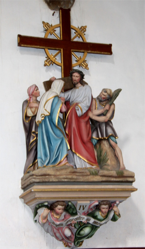 Chemin de Croix de l'�glise du Vieux-March� (Bretagne).