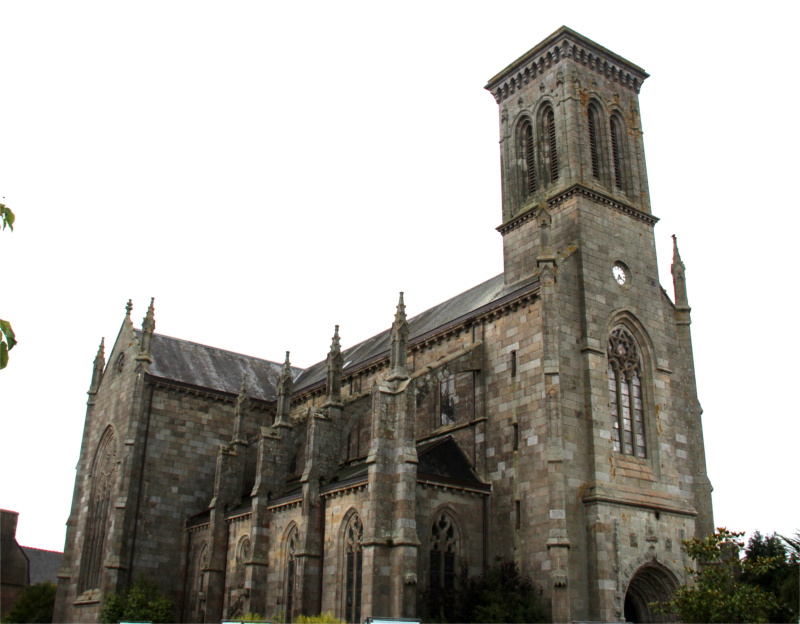 L'�glise du Vieux-March� (Bretagne).
