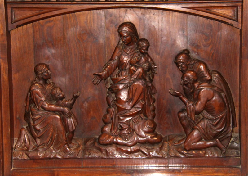 Autel de l'�glise du Vieux-March� (Bretagne).