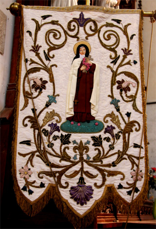Banni�re de l'�glise du Vieux-March� (Bretagne).