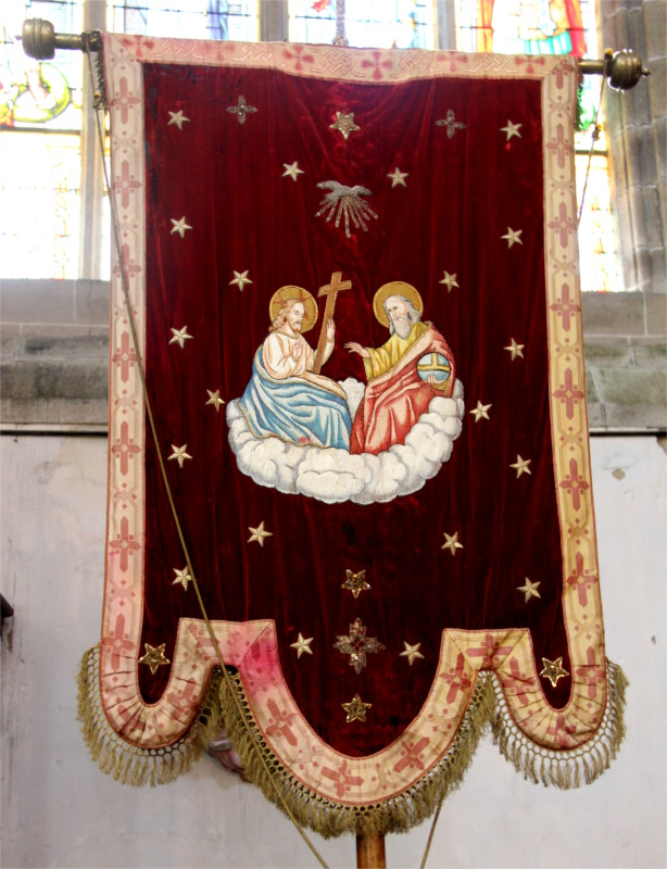 Banni�re de l'�glise du Vieux-March� (Bretagne).