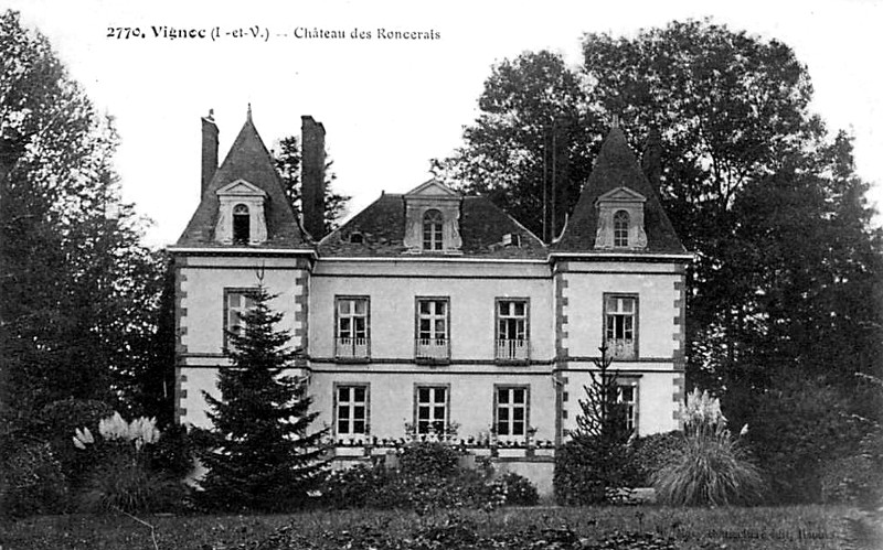 Ch�teau des Roncerais � Vignoc (Bretagne).