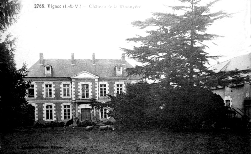 Ch�teau de Villouy�re � Vignoc (Bretagne).