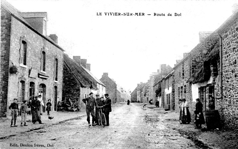 Ville du Vivier-sur-Mer (Bretagne).